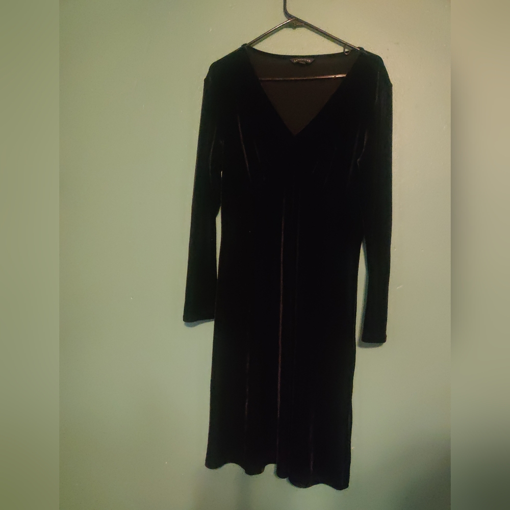 Land's end velvet dress